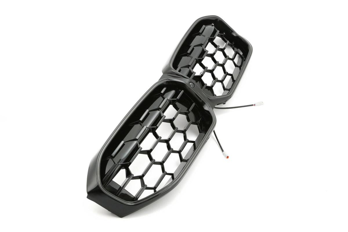 LED Griglia Nera Lucida per BMW Serie 3 G20 G21 Restyling 2022-2026