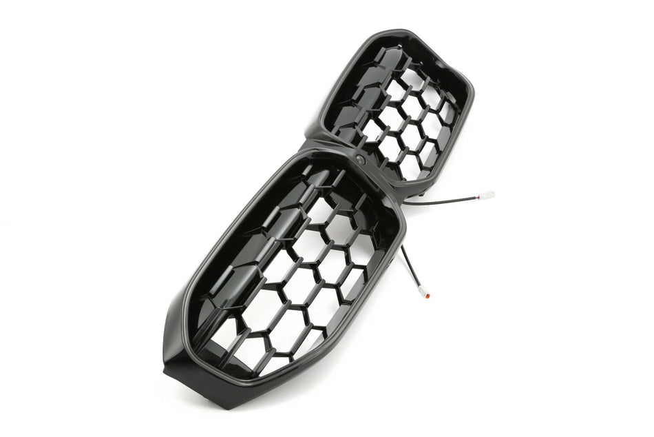 LED Griglia Nera Lucida per BMW Serie 3 G20 G21 Restyling 2022-2026
