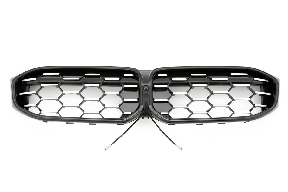 LED Griglia Cromato Nera per BMW Serie 3 G20 G21 Restyling 2022-2026