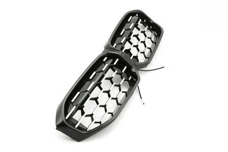 LED Griglia Cromato Nera per BMW Serie 3 G20 G21 Restyling 2022-2026