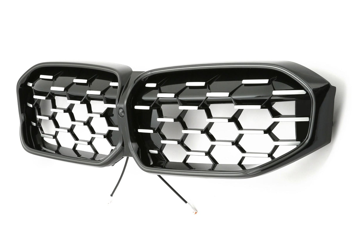 LED Griglia Cromato Nera per BMW Serie 3 G20 G21 Restyling 2022-2026
