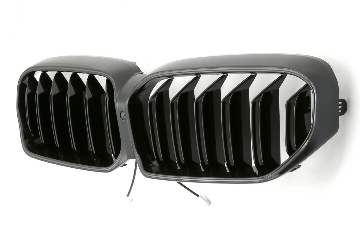 LED Griglia Nero Lucido per BMW Serie 5 G30 G31 Restyling 2020-2023