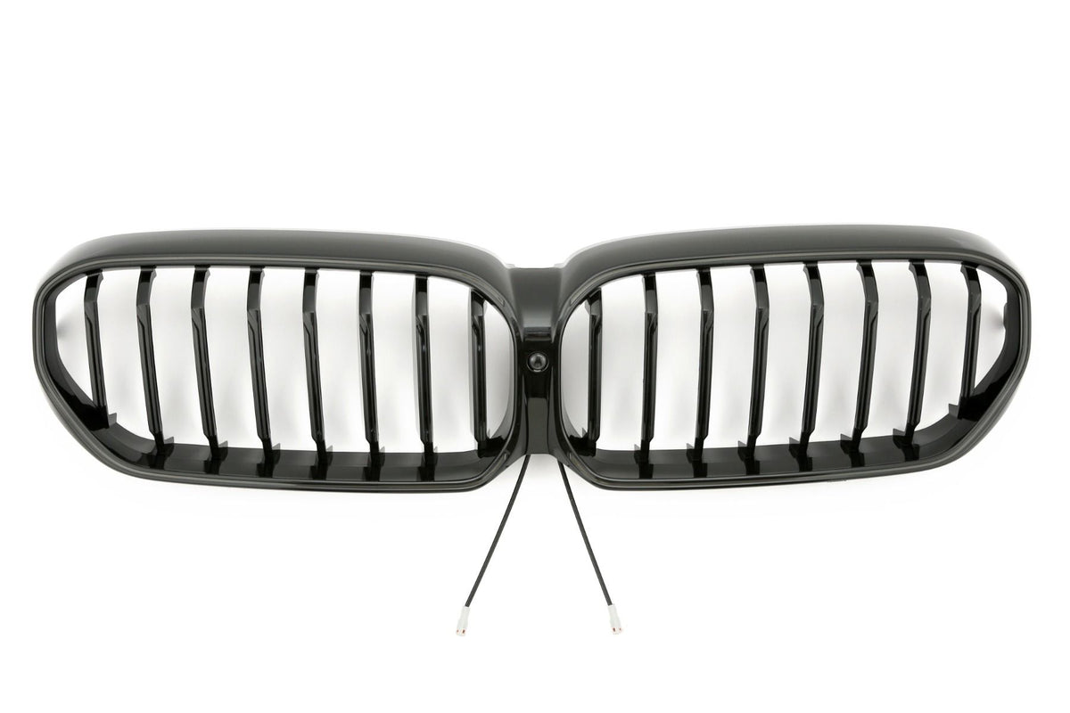 LED Griglia Nera Lucida per BMW Serie 5 G30 G31 Restyling 2020-2023