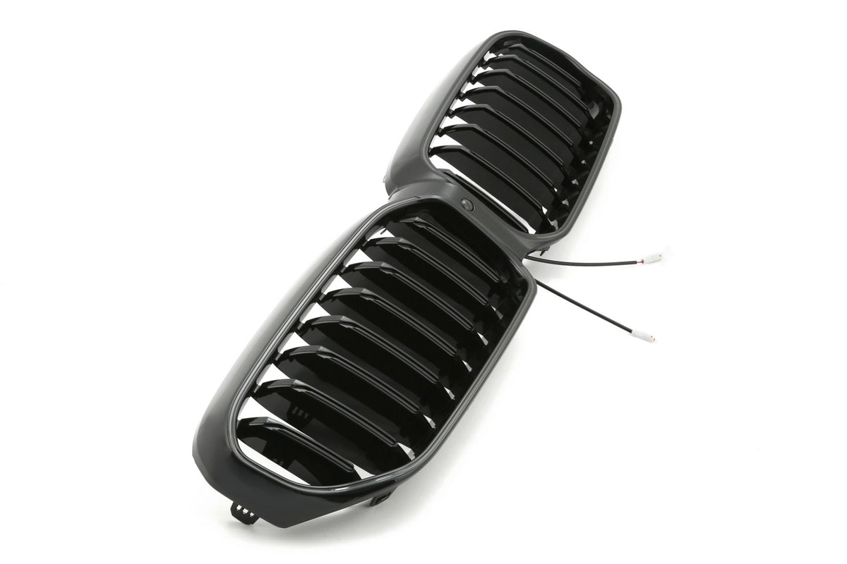 LED Griglia Nera Lucida per BMW Serie 5 G30 G31 Restyling 2020-2023