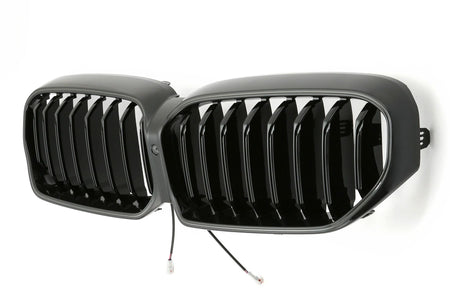LED Griglia Nera Lucida per BMW Serie 5 G30 G31 Restyling 2020-2023
