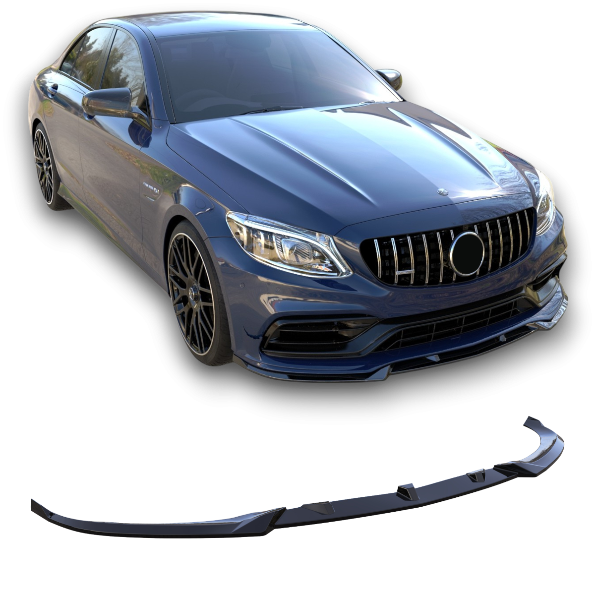 Splitter Anteriore per Mercedes-AMG C63S 2015–2021