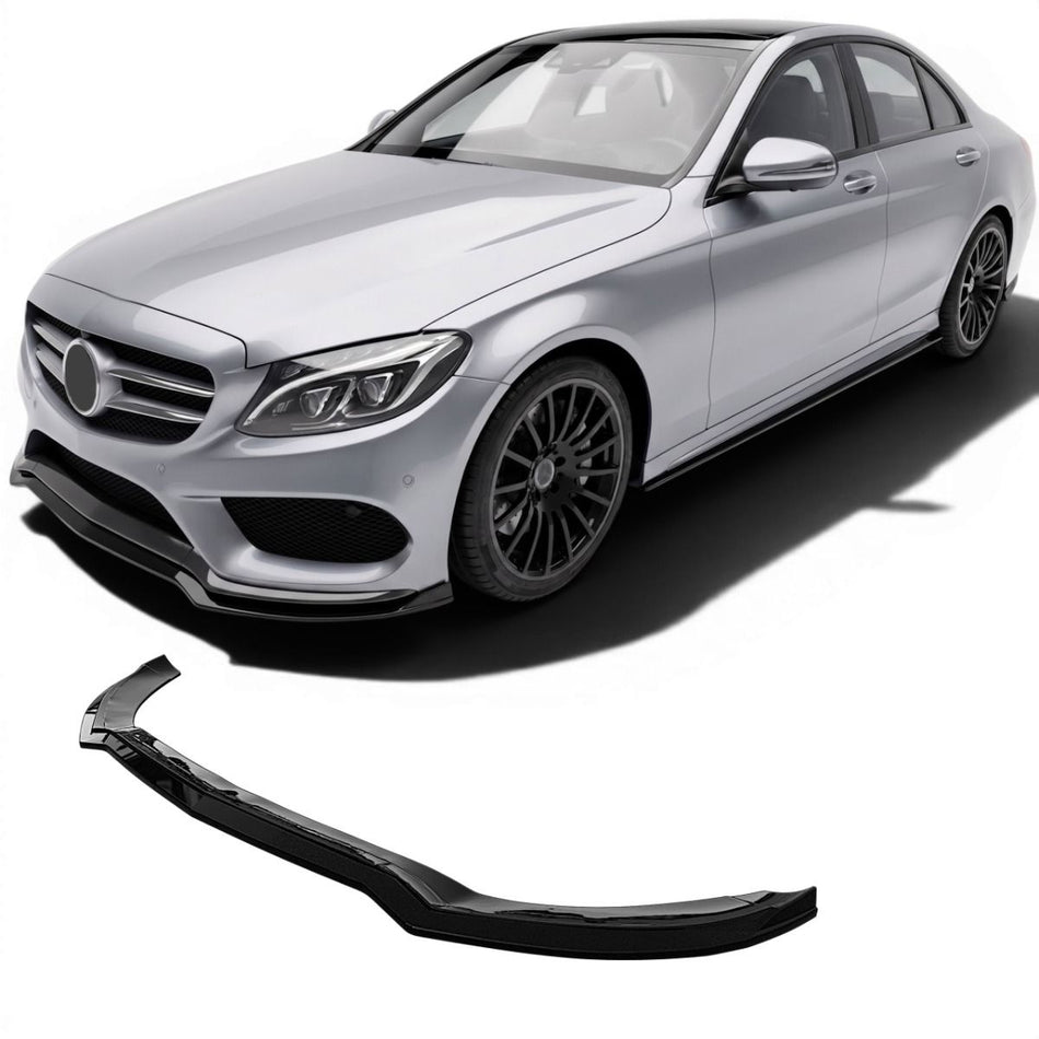 Splitter Anteriore per Mercedes Classe C W205 AMG Line 2014-2018