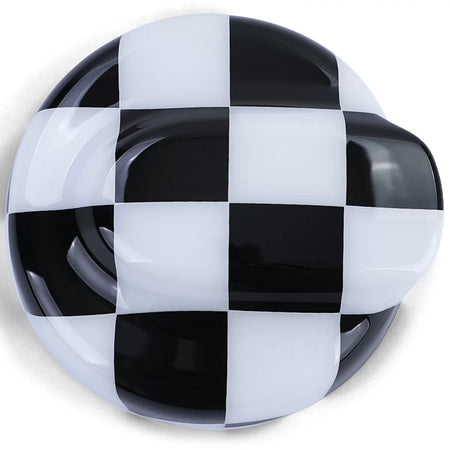 Copertura Tappo Carburante Nero Bianco per Mini R56 R57 R58 R59 R60