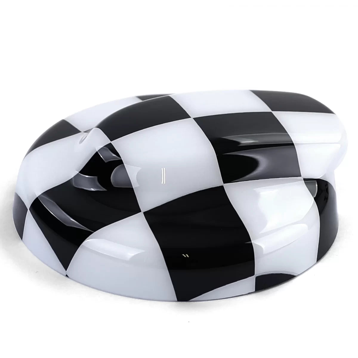 Copertura Tappo Carburante Nero Bianco per Mini R56 R57 R58 R59 R60