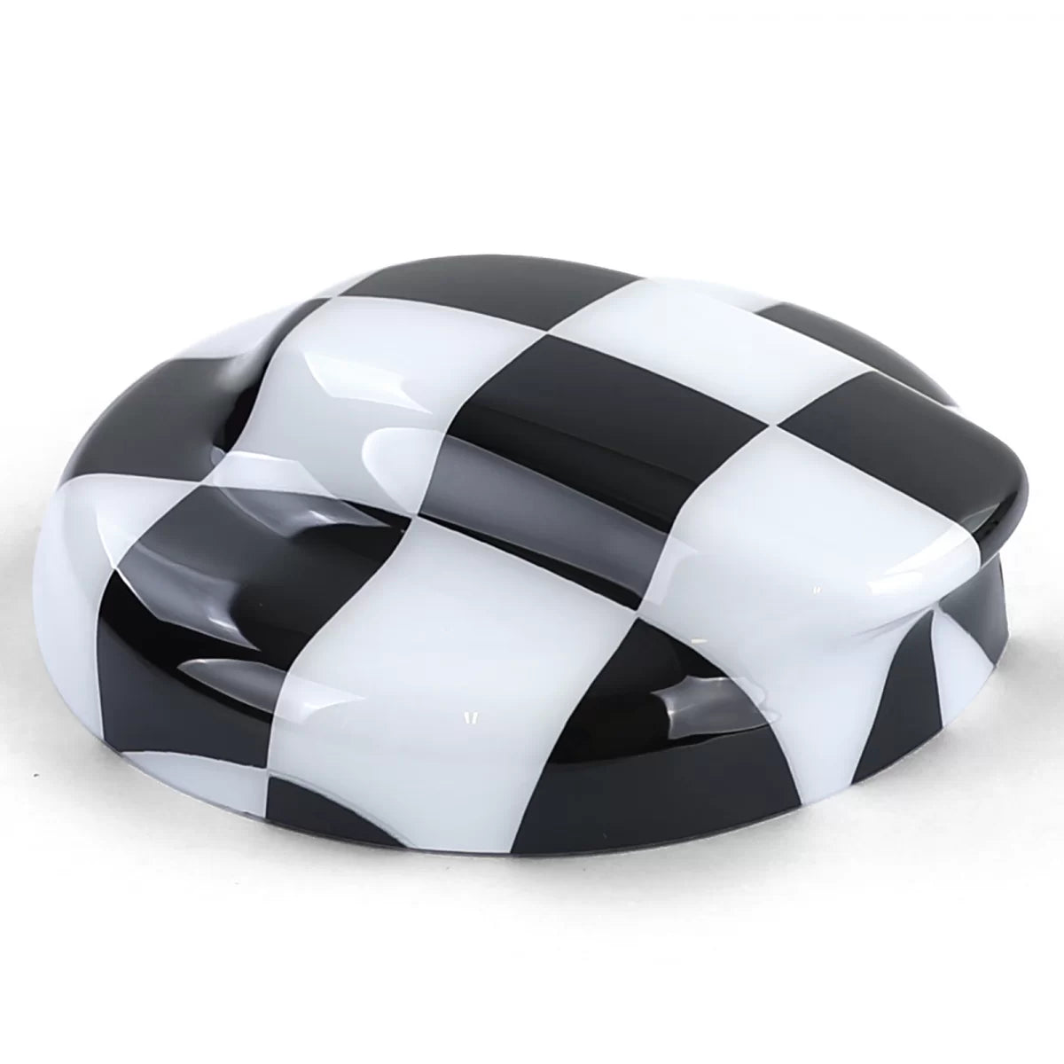 Copertura Tappo Carburante Nero Bianco per Mini R56 R57 R58 R59 R60