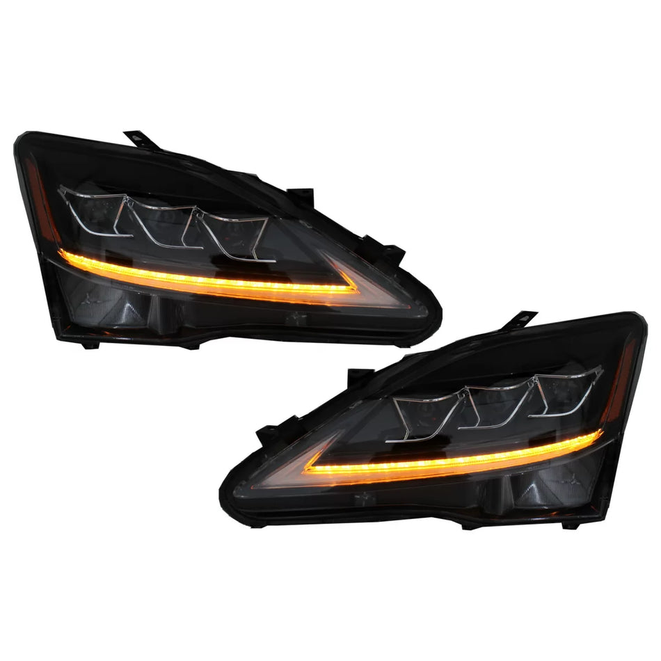 Fari Full LED con Luci Diurne e Indicatori Dinamici per Lexus Is XE20 2006-2013
