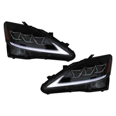 Fari Full LED con Luci Diurne e Indicatori Dinamici per Lexus Is XE20 2006-2013