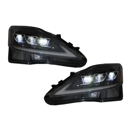 Fari Full LED con Luci Diurne e Indicatori Dinamici per Lexus Is XE20 2006-2013