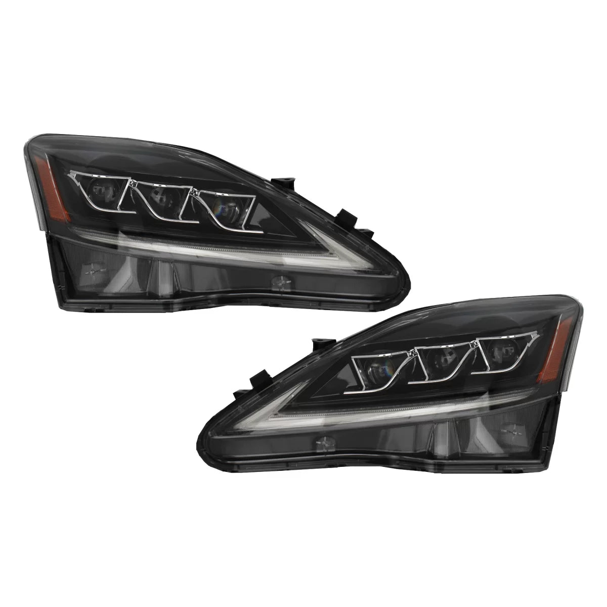 Fari Full LED con Luci Diurne e Indicatori Dinamici per Lexus Is XE20 2006-2013