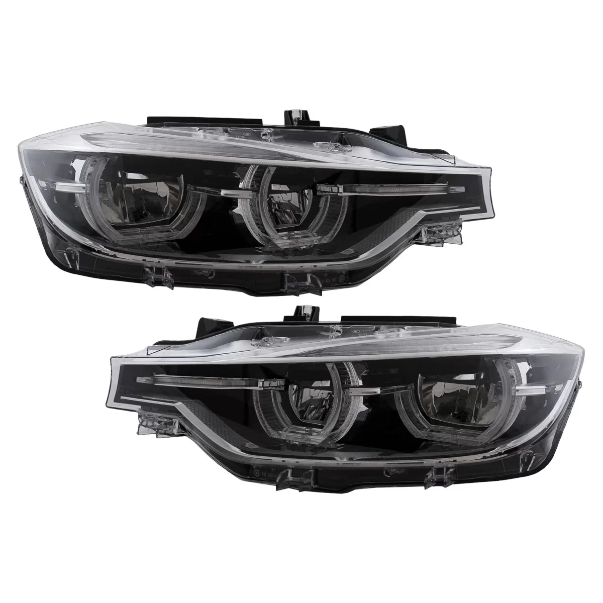 Fari Full LED Angel Eyes Anteriori per BMW Serie 3 F30 F31 dal 2011