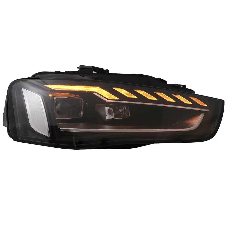 Fari Full LED Anteriori con Frecce Dinamiche per Audi A4 B8.5 2012-2015 LHD