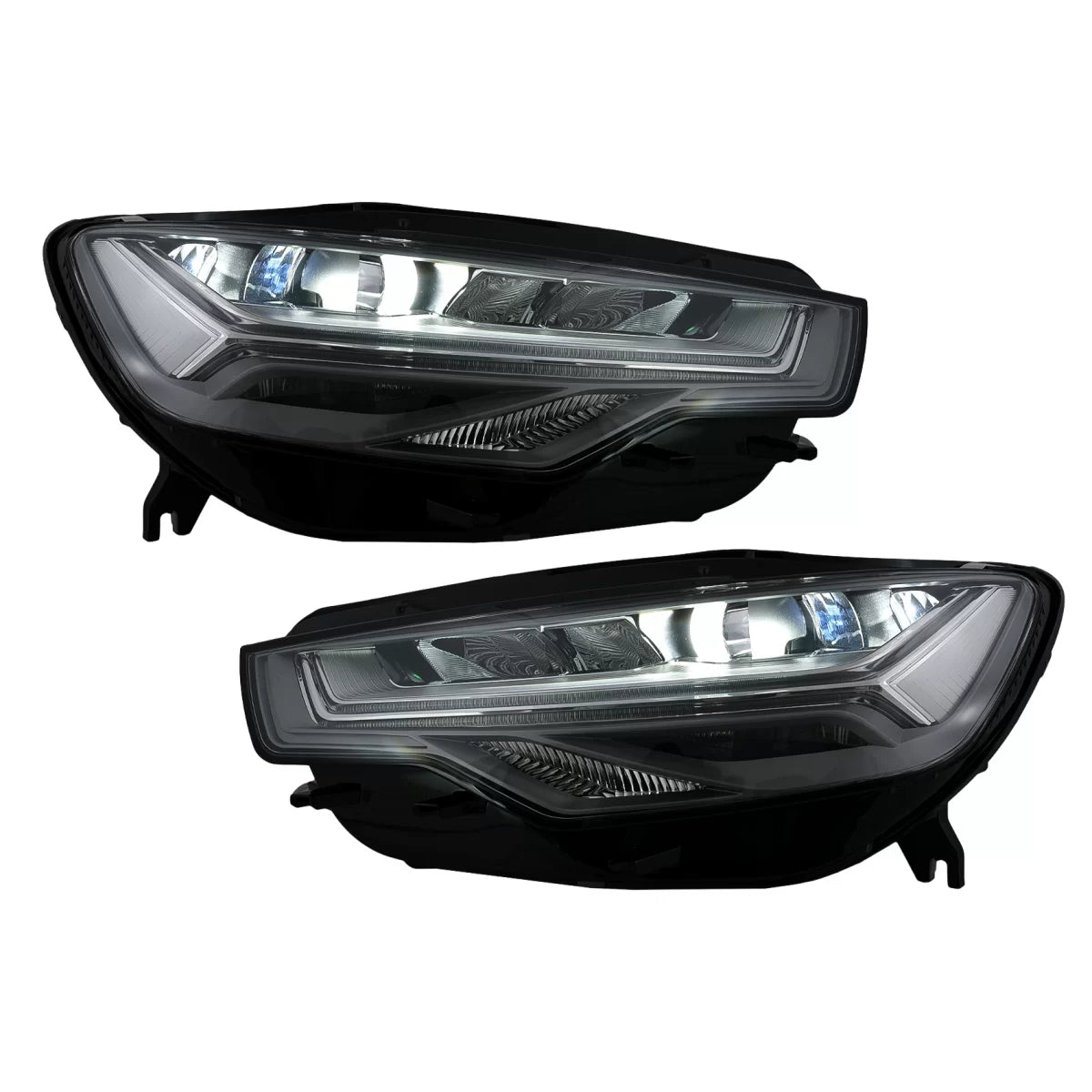 Fari Full LED Anteriore Conversione Xenon a LED Audi A6 4G 2011-2014 Facelift