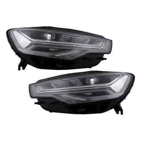 Fari Full LED Anteriore Conversione Xenon a LED Audi A6 4G 2011-2014 Facelift