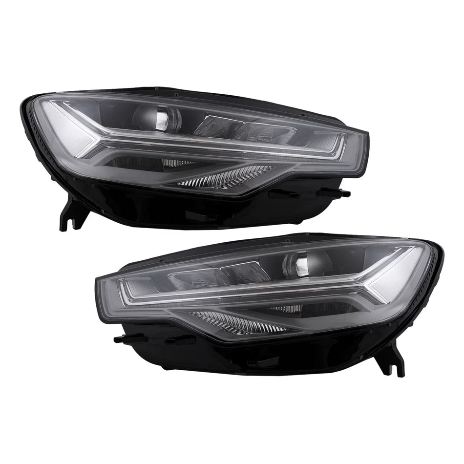 Fari Full LED Anteriore Conversione Xenon a LED Audi A6 4G 2011-2014 Facelift