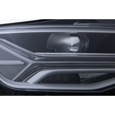 Fari Full LED Anteriori con Frecce Dinamiche per Audi A6 4G C7 2011-2018