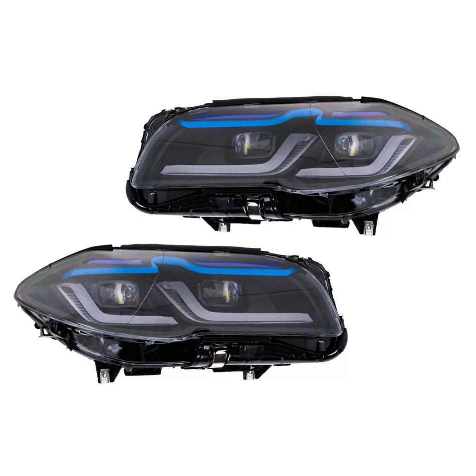 Fari Full LED Anteriori con Conversione Xenon per BMW Serie 5 F10 2011-2014