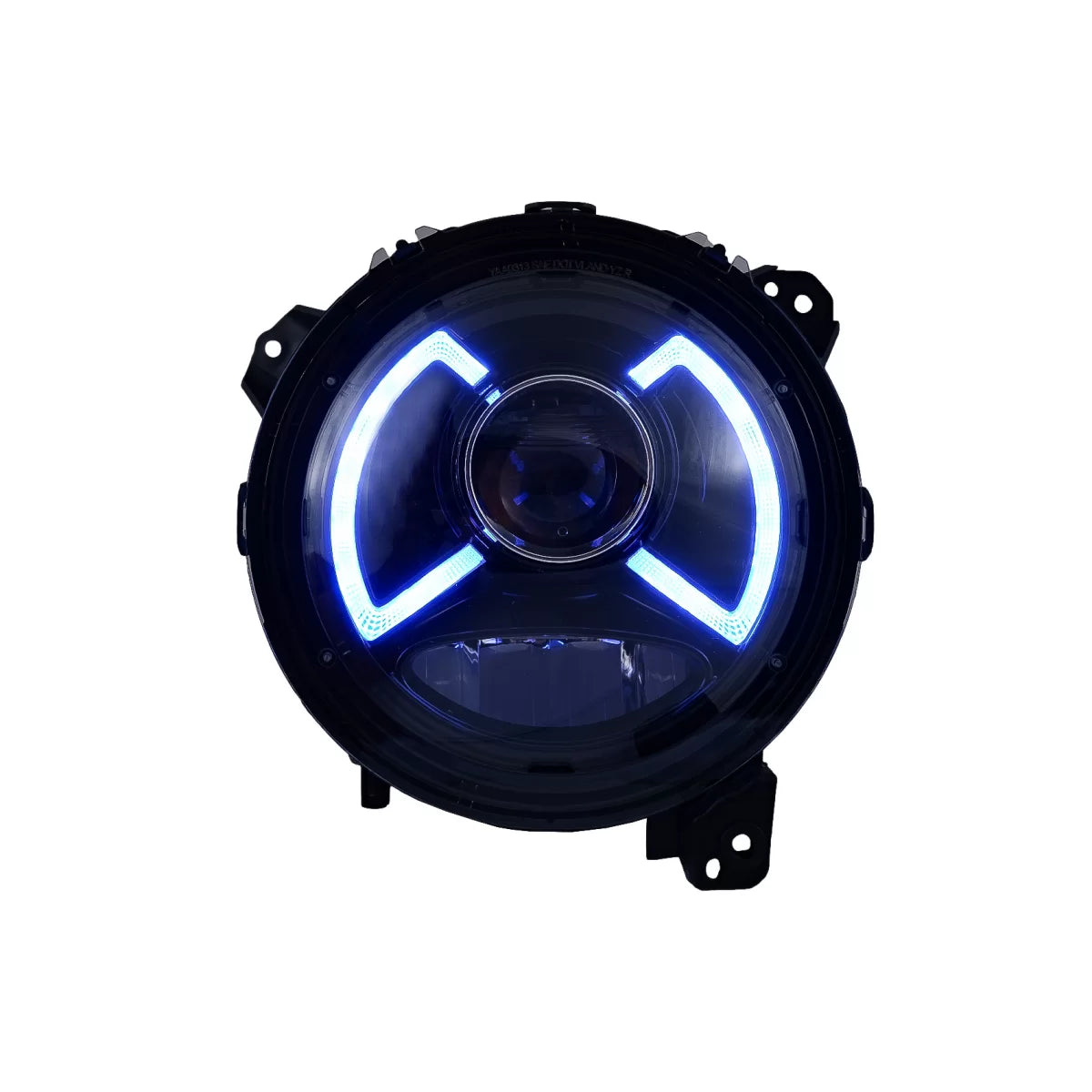 Fari Full LED Anteriori con Barra Luminosa per Jeep Wrangler Jl Jl Unlimited