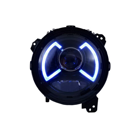 Fari Full LED Anteriori con Barra Luminosa per Jeep Wrangler Jl Jl Unlimited