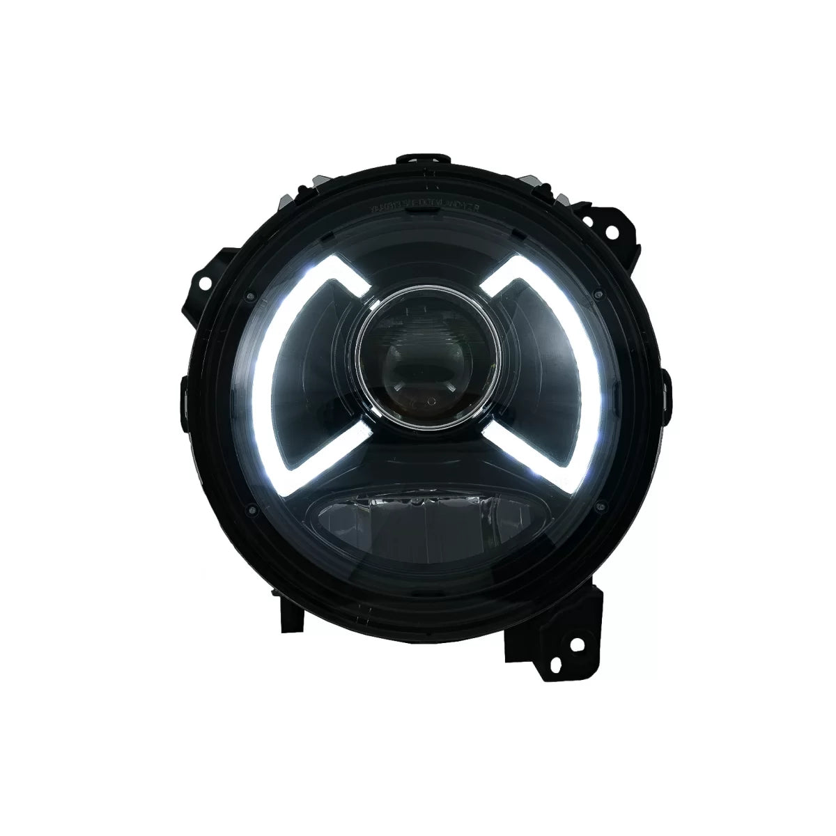 Fari Full LED Anteriori con Barra Luminosa per Jeep Wrangler Jl Jl Unlimited