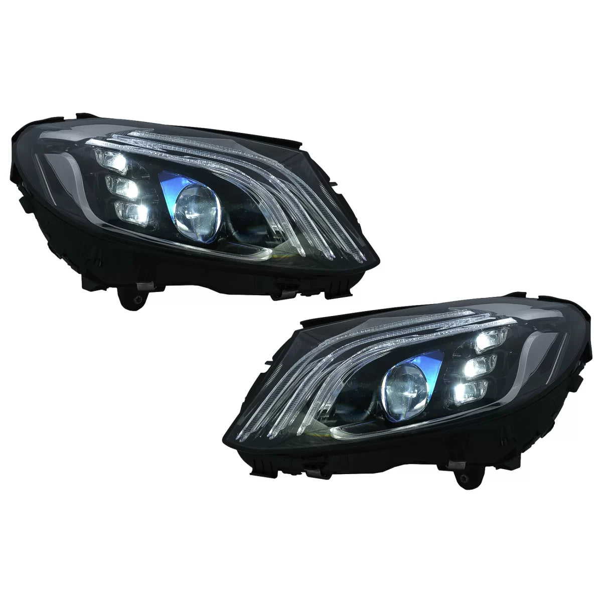 Fari Full LED Anteriori Sinistri per Mercedes Classe C S205 W205 2014-2020 LHD