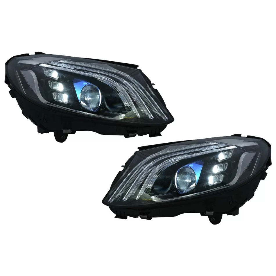 Fari Full LED Anteriori Sinistri per Mercedes Classe C S205 W205 2014-2020 LHD