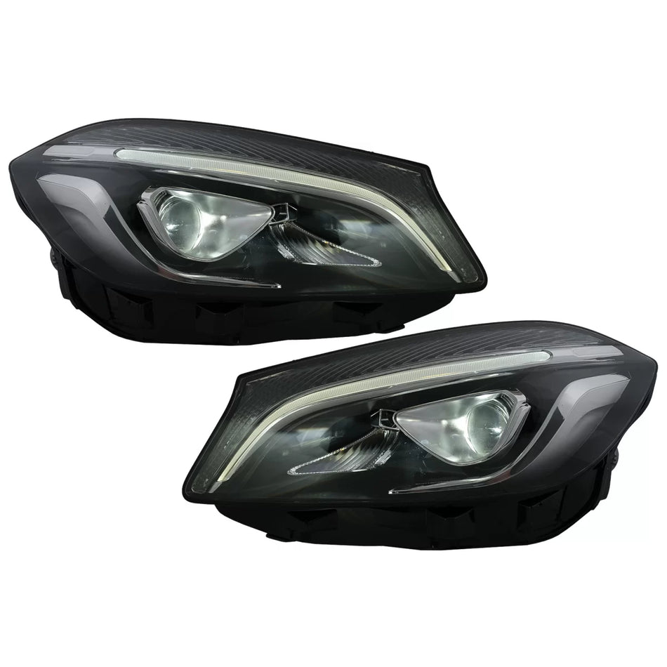 Fari Full LED Anteriori per Mercedes Classe A W176 2012-2018 LHD Solo Alogeni
