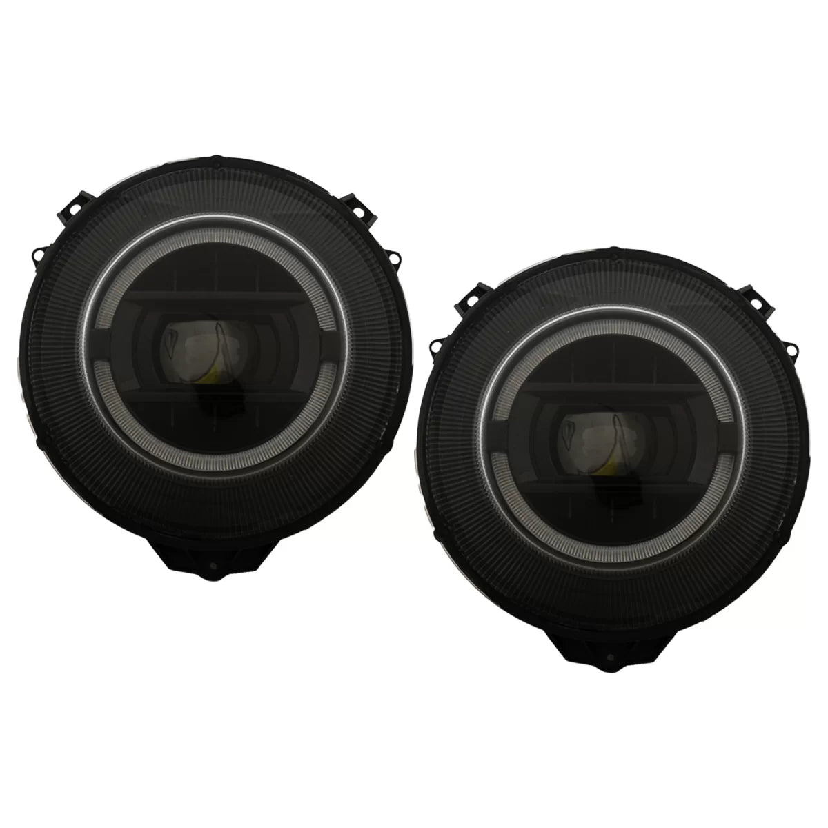 Fari Full LED Anteriori Neri Facelift per Mercedes Classe G W463 2007-2017