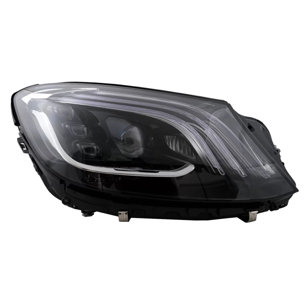 Fari Full LED Anteriori Neri per Mercedes Classe S W222 2013-2020