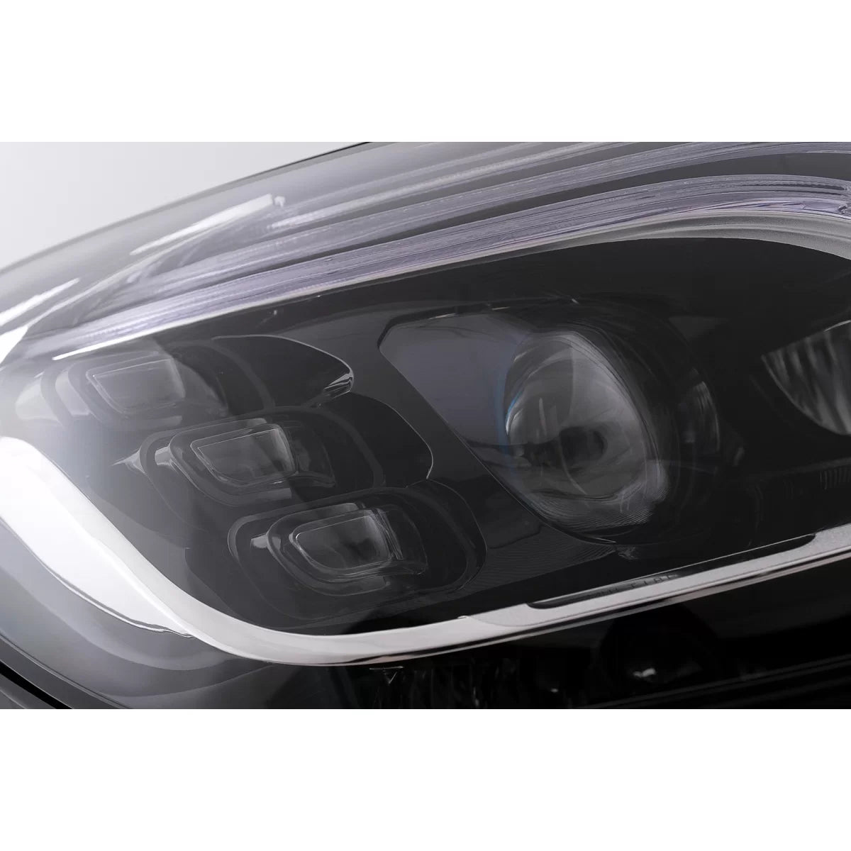 Fari Full LED Anteriori Neri per Mercedes Classe S W222 2013-2020