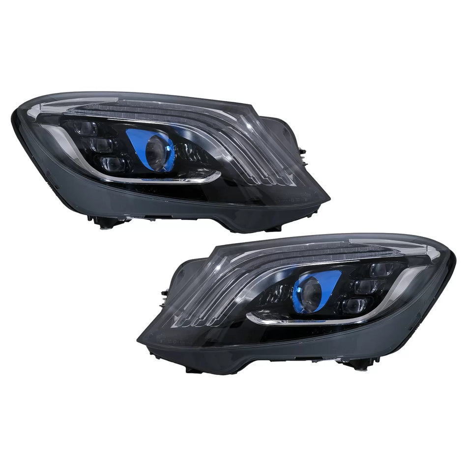 Fari Full LED Anteriori con Frecce Dinamiche Mercedes Classe S W222 2013-2017