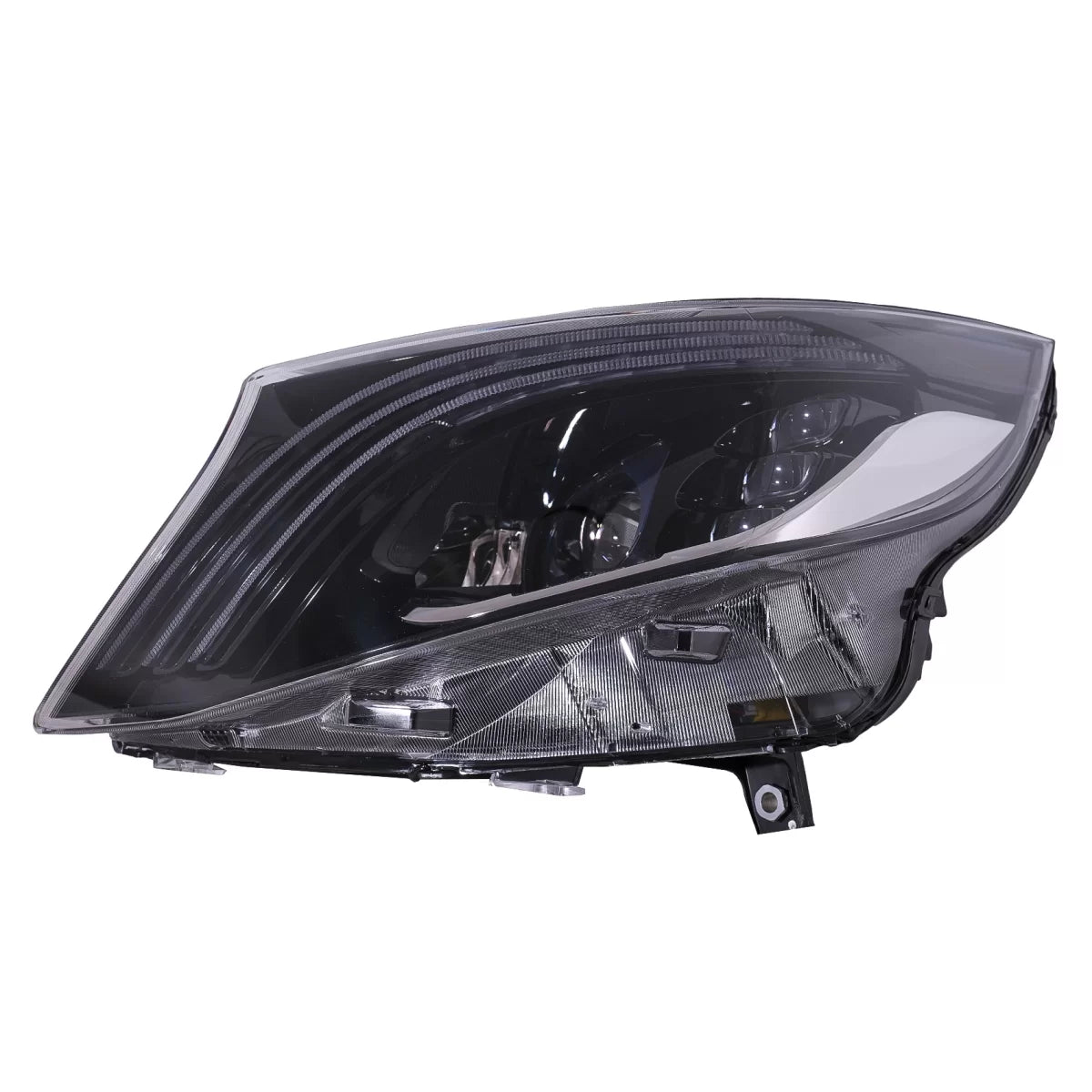 Fari Full LED Anteriori Neri per Mercedes Classe V W447 2016-2020 LHD