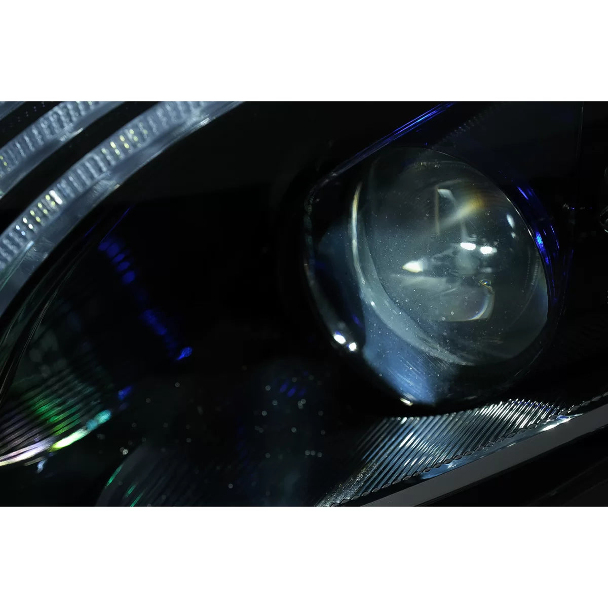 Fari Full LED Anteriori Neri per Mercedes Classe V W447 2016-2020 LHD