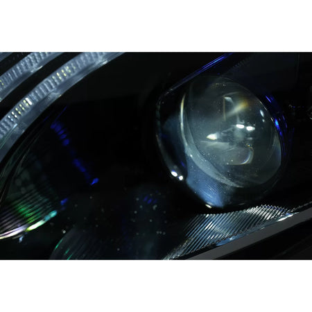 Fari Full LED Anteriori Neri per Mercedes Classe V W447 2016-2020 LHD