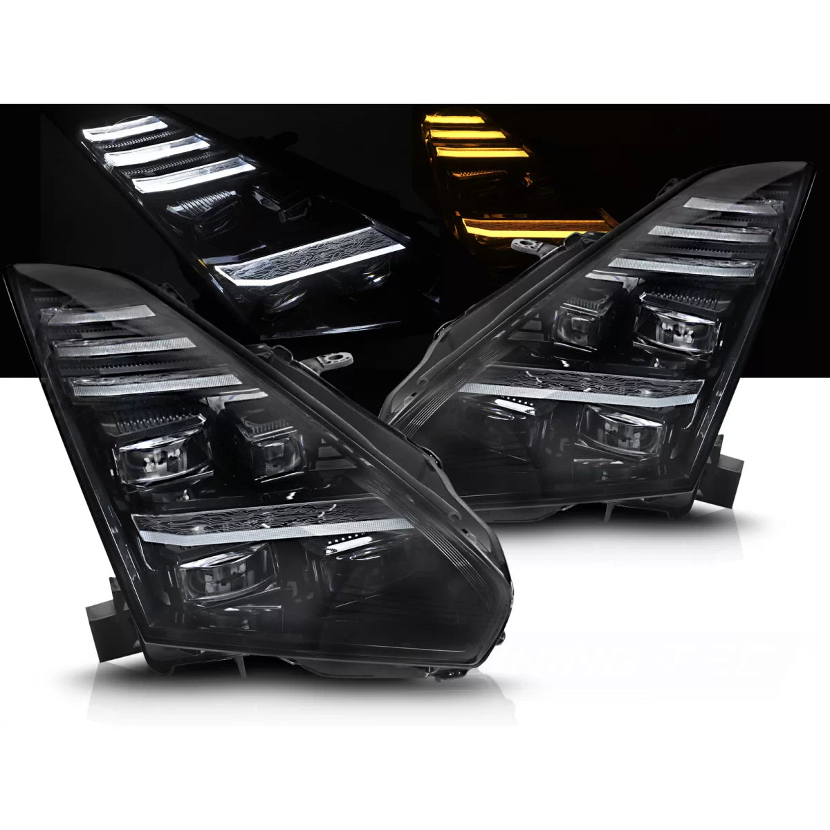 Fari Full LED con Luci Diurne Sequenziali per Nissan Gt-r 08-23