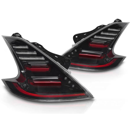 Fanali Posteriori Full LED Neri per Nissan 370z 09-20