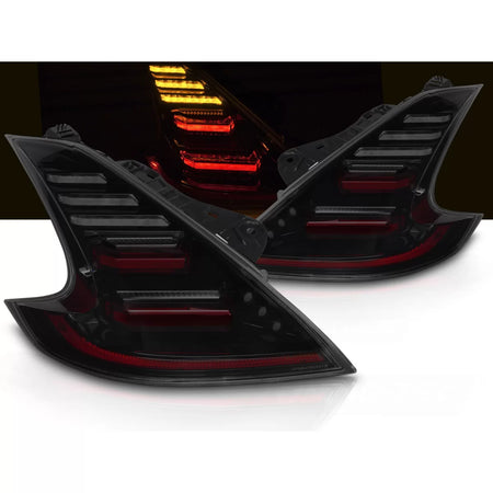 Fanali Posteriori Full LED Fumé per Nissan 370z 09-20