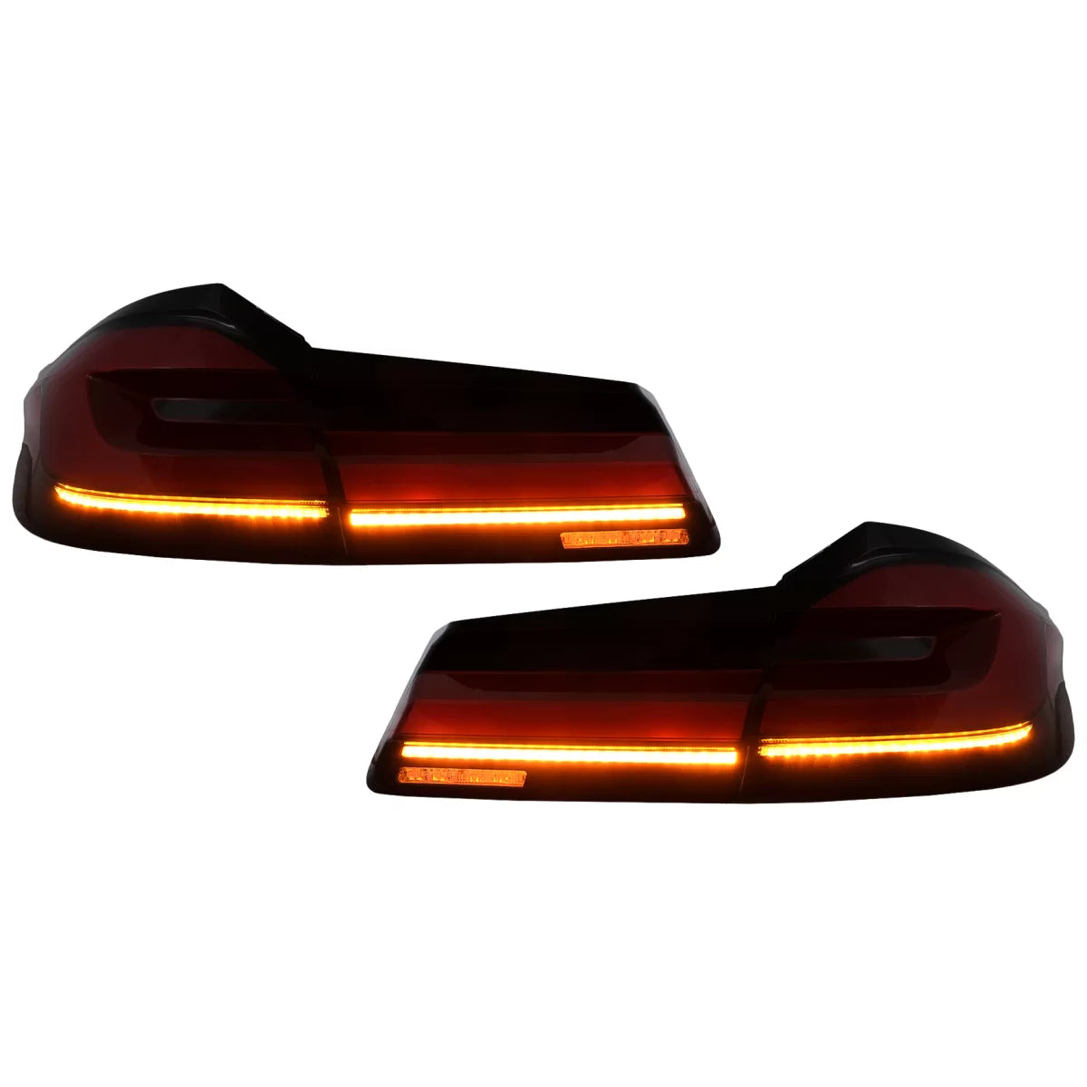 Fanali Posteriori LED Full con Frecce Statiche per BMW Serie 5 G30 2017-2019 LCI
