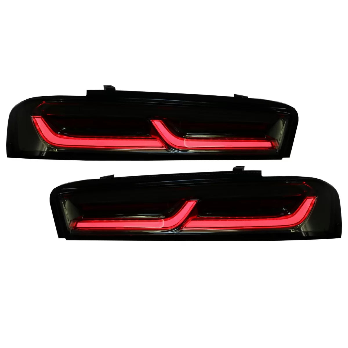 Fanali Posteriori Full LED con Frecce Dinamiche Fumé per Chevrolet Camaro MK6