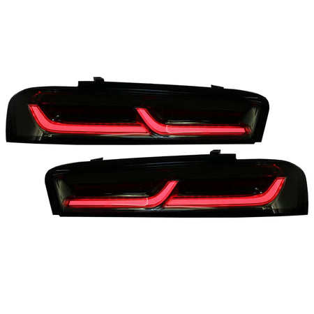 Fanali Posteriori Full LED con Frecce Dinamiche Fumé per Chevrolet Camaro MK6