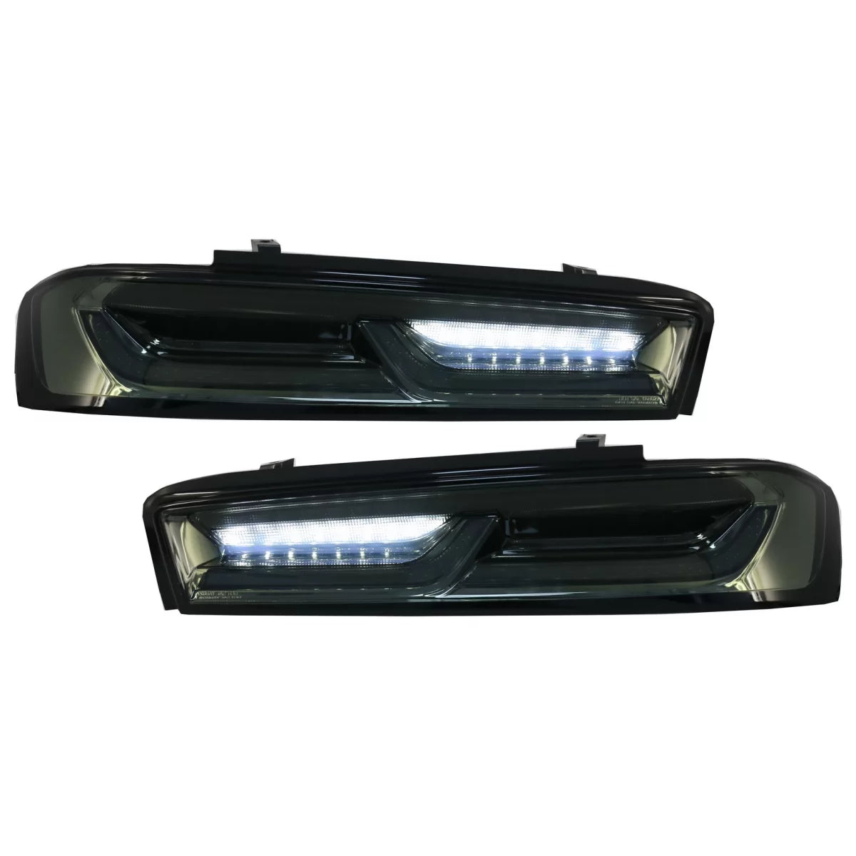 Fanali Posteriori Full LED con Frecce Dinamiche Fumé per Chevrolet Camaro MK6