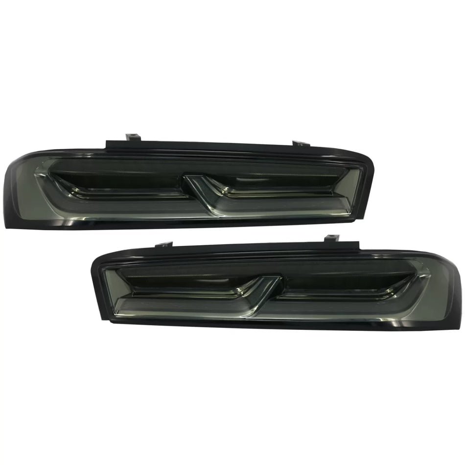 Fanali Posteriori Full LED con Frecce Dinamiche Fumé per Chevrolet Camaro MK6