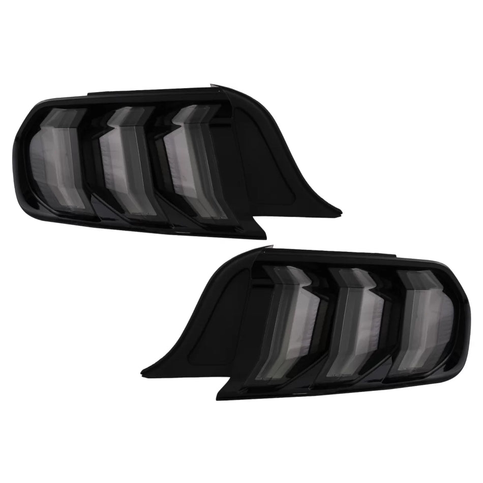 Fanali Posteriori LED Full Fumé con Frecce Sequenziali Ford Mustang Vi S550
