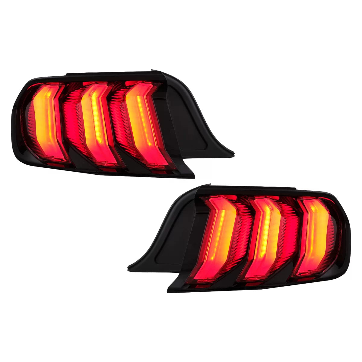 Fanali Posteriori LED Rossi con Frecce Dinamiche per Ford Mustang Vi S550