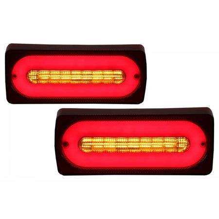 Fanali Posteriori Full LED con Barra Luce e Fendinebbia Fumé per Mercedes