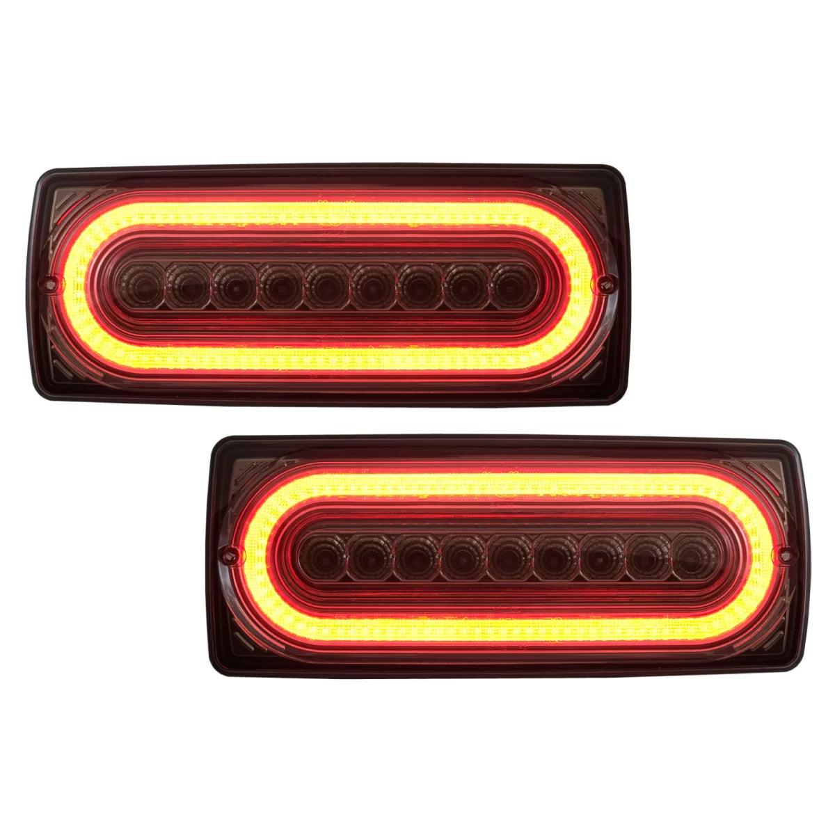 Fanali Posteriori LED Full con Frecce Dinamiche Fumé per Mercedes Classe G